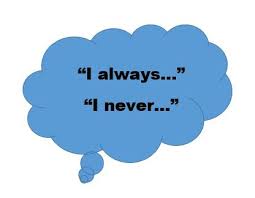 always never